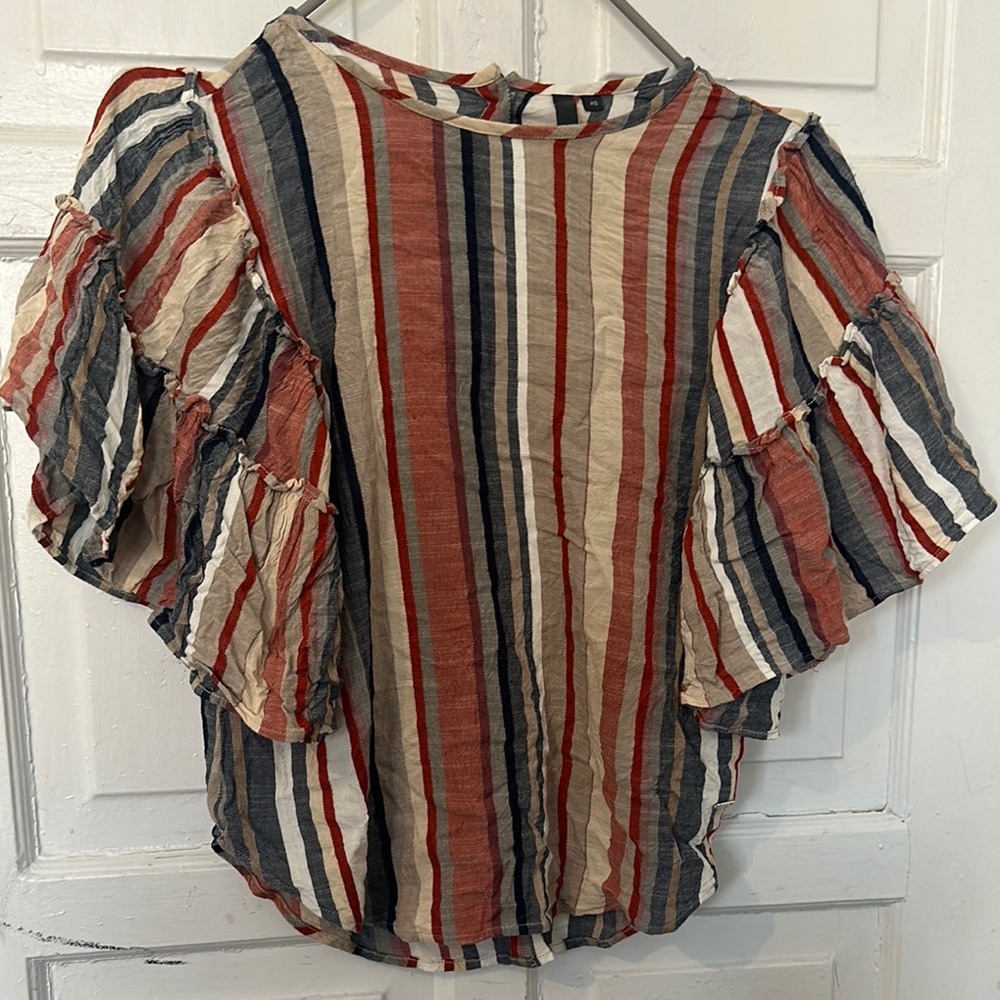 Striped Multicolor Women's Top